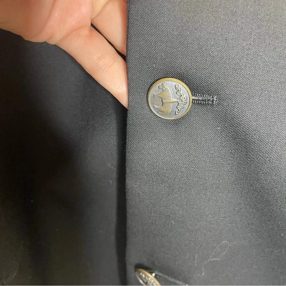 Brooks Brothers NWOT “346” 100% Wool Black Sports Coat Blazer